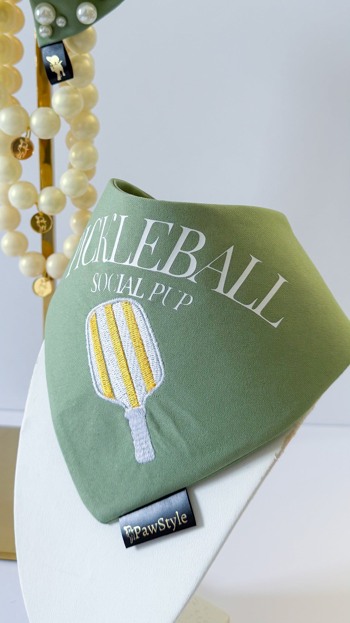 Pickleball Social Pup Bandana