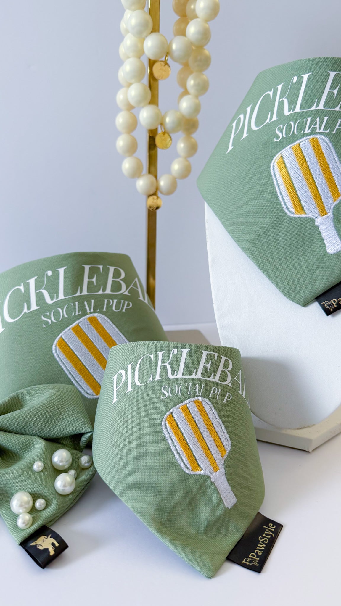 Pickleball Social Pup Bandana