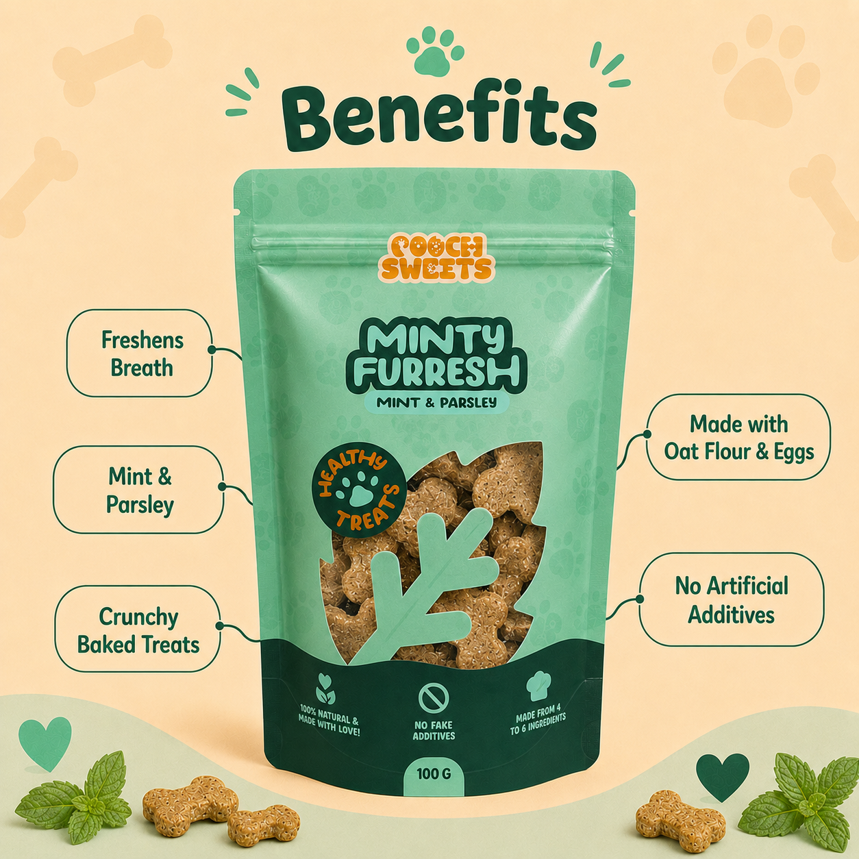 Minty Furresh Dog Treats