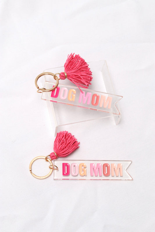 Dog Mom Keychain